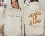 Jesus Is King Hoodie – beige