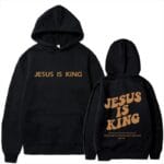 Jesus Is King Hoodie – black