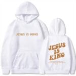 Jesus Is King Hoodie – white