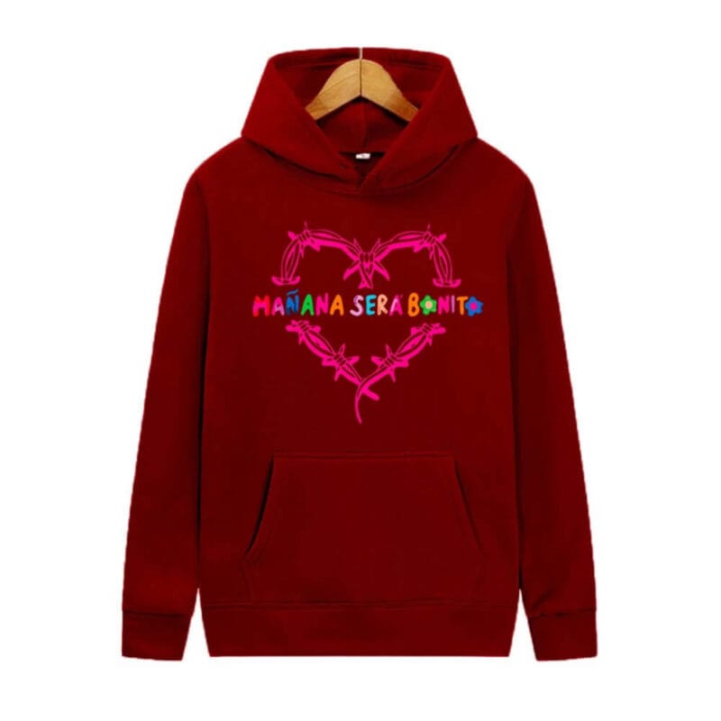 Mañana Será Bonito Sweatshirt – wine-red