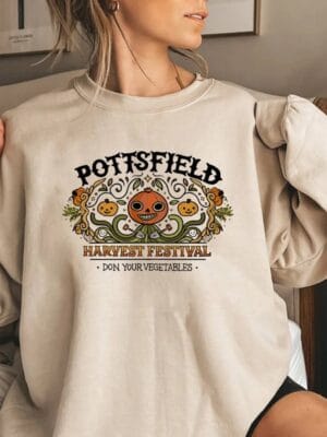 Pottsfield Harvest Festival Sweatshirt – khaki