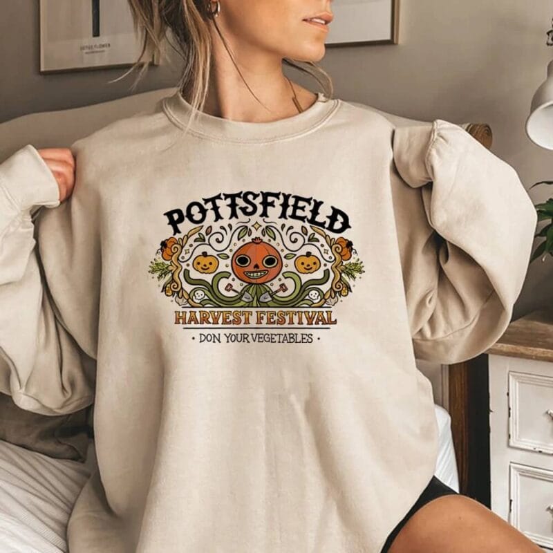 Pottsfield Harvest Festival Sweatshirt – khaki