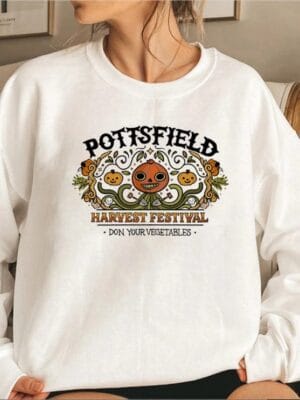 Pottsfield Harvest Festival Sweatshirt – white