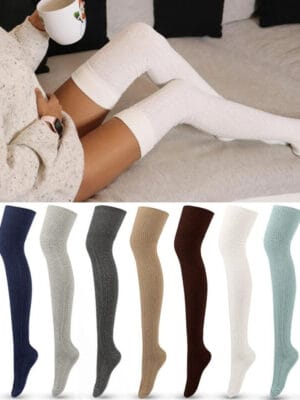 Thigh High Knit Stockings (3)